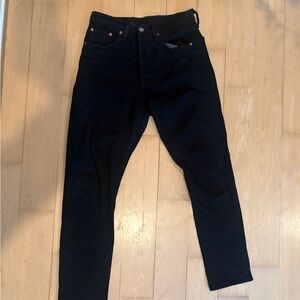 Levi's 501s Black Straight Leg Jeans for Women